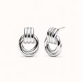 Double Hoops Silver
