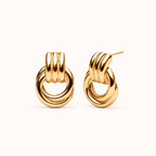Double Hoops Gold