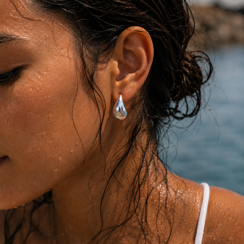 Drop Earrings Silver