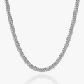 Cuban Link Collar Plateado 8MM

