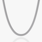 Cuban Link Collar Plateado 8MM
