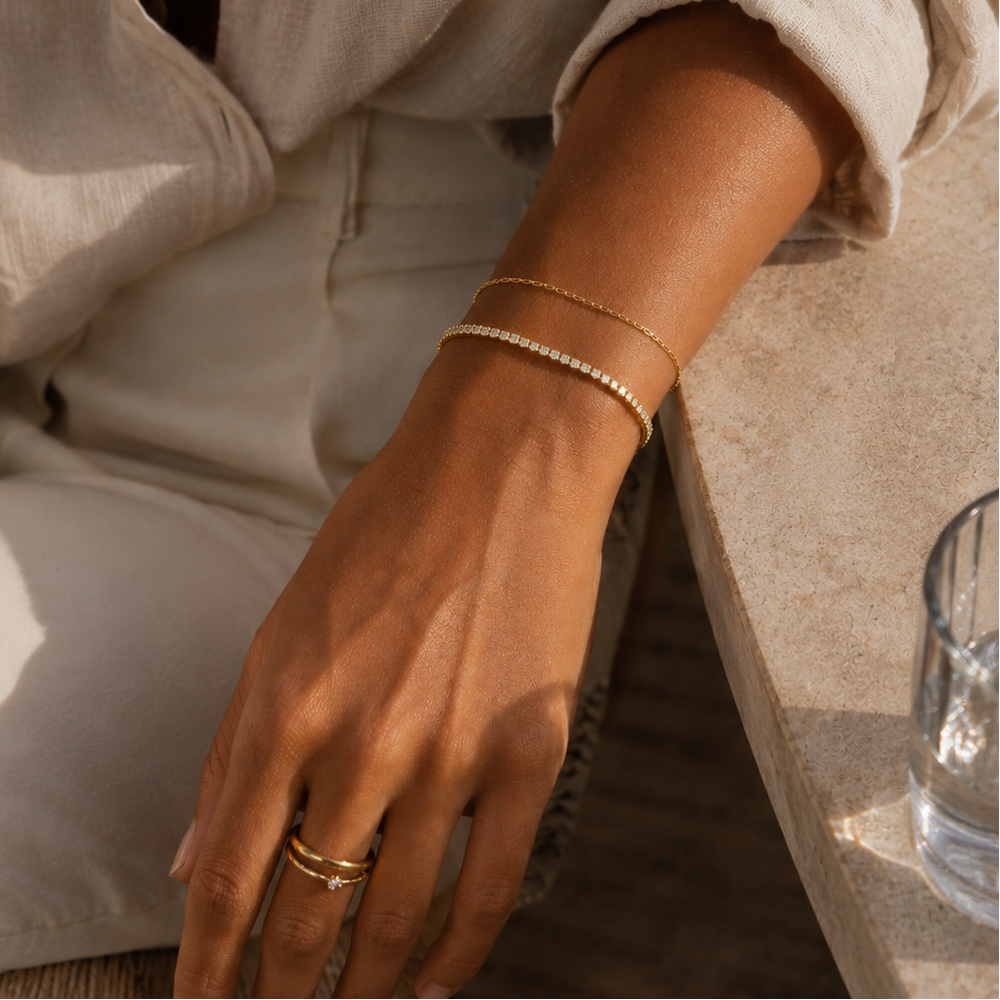 Tennis Bracelet Gold