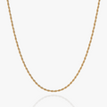 Rope Halskæde Guld 3MM
