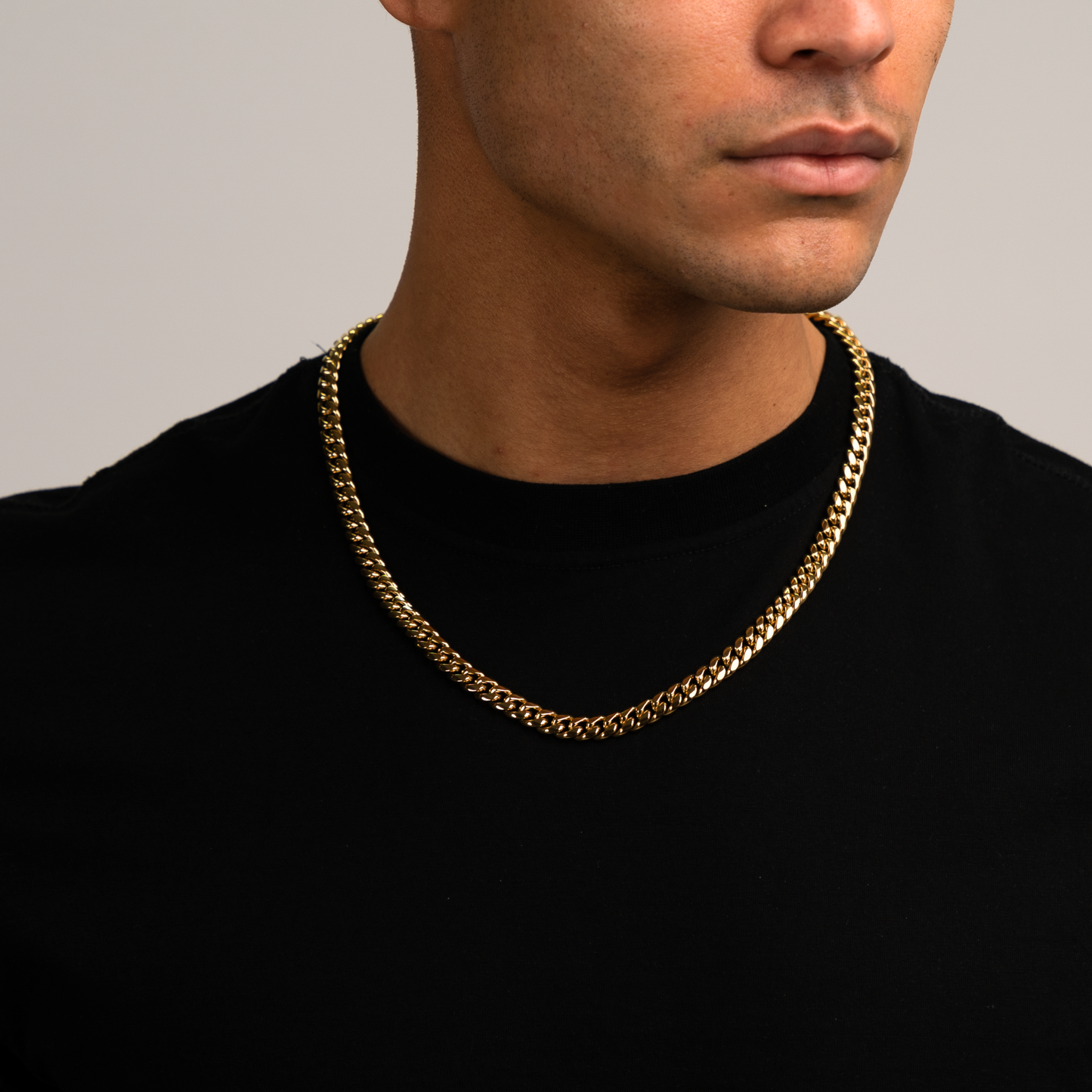 Cuban Link Ketting Goud 8MM
