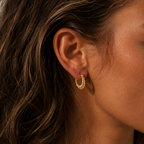 Croissant Hoops Gold