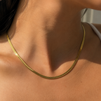 Snake Necklace Gold