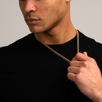 Cuban Link Halskæde Guld 8MM
