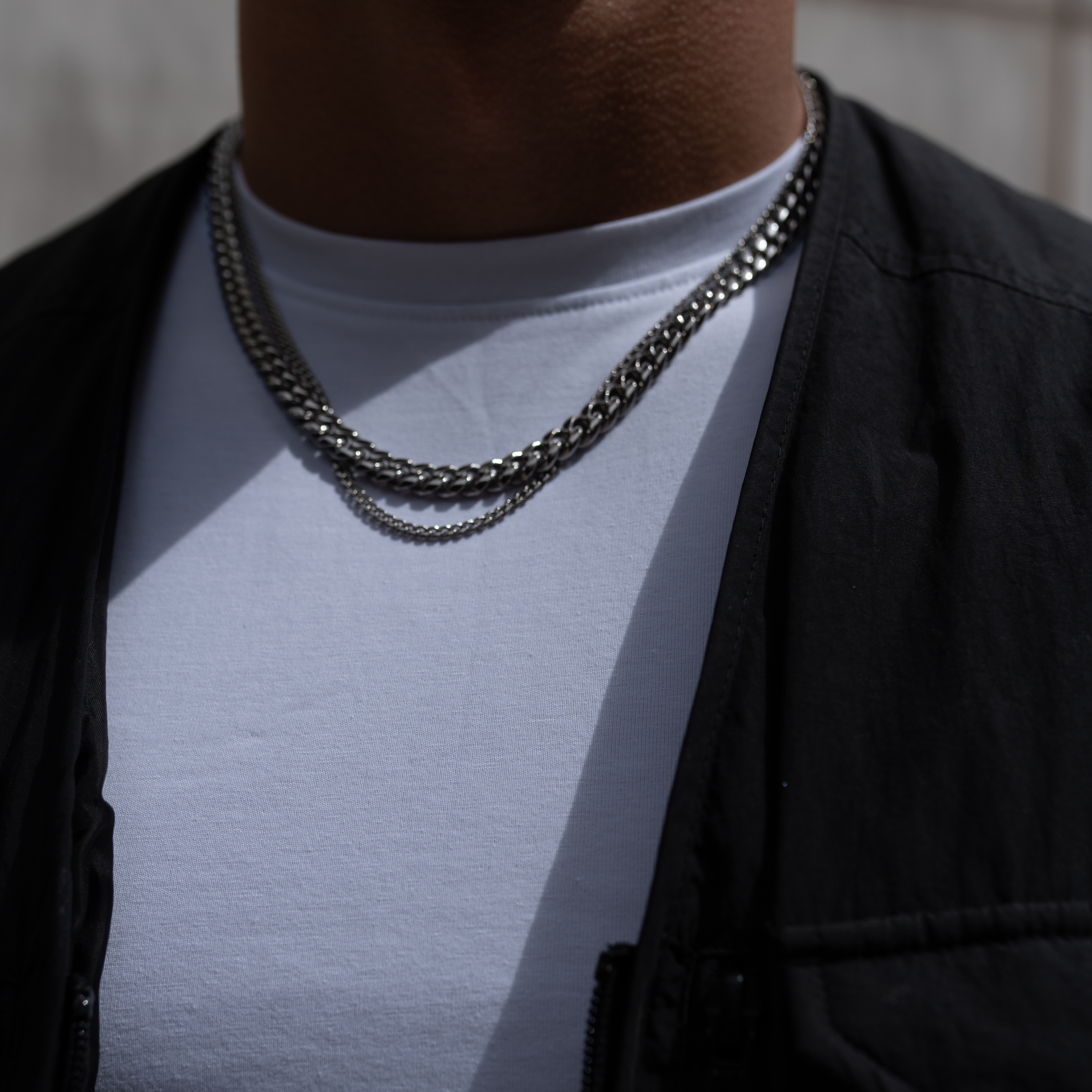 Cuban Link Chain Silver 8MM