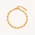 Paperclip Bracelet Gold