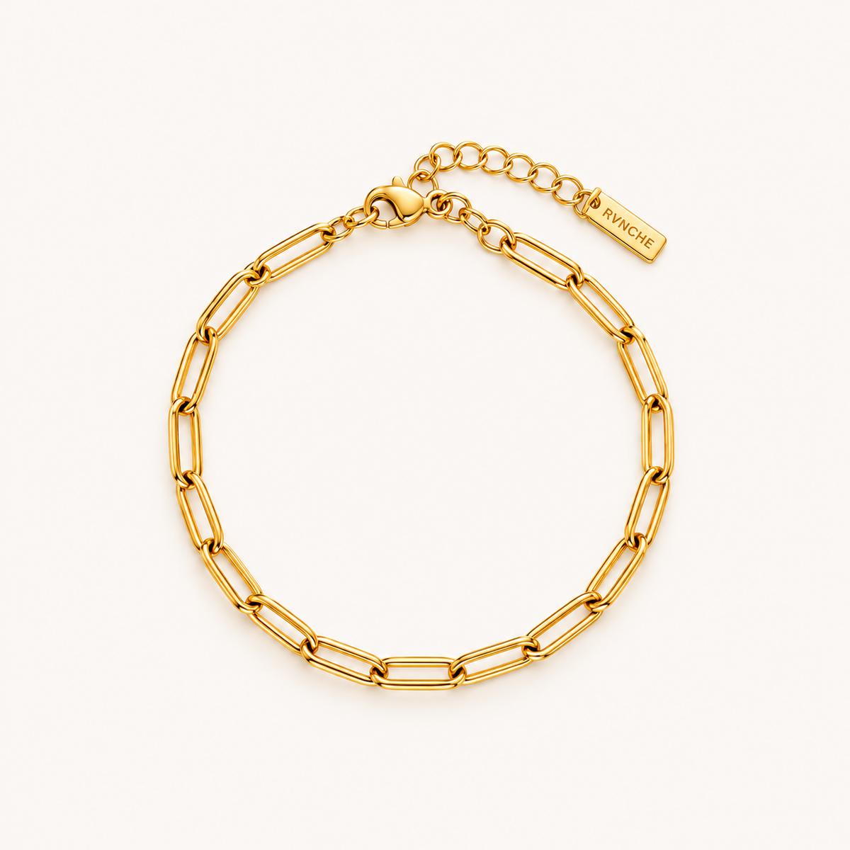 Paperclip Bracelet Gold