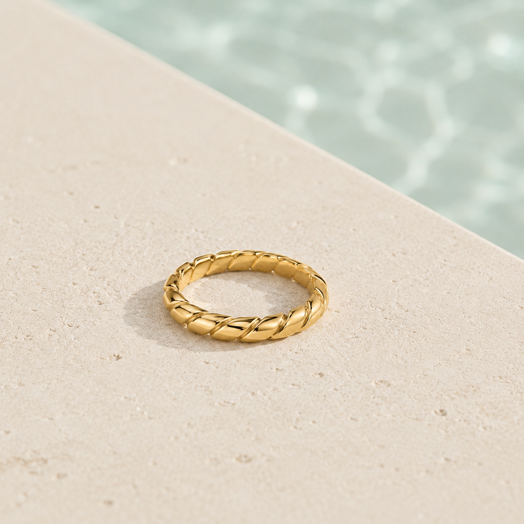 Twist Ring Gold