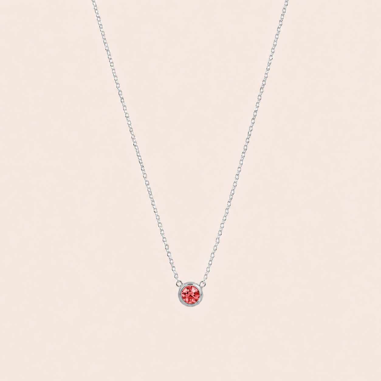 Birthstone Pendants Silver