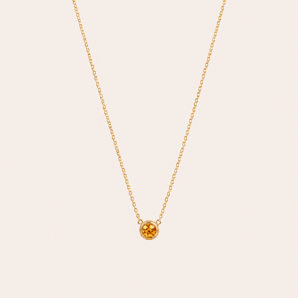 Birthstone Pendants Gold