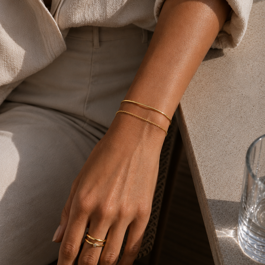 Minimal Cuff Gold