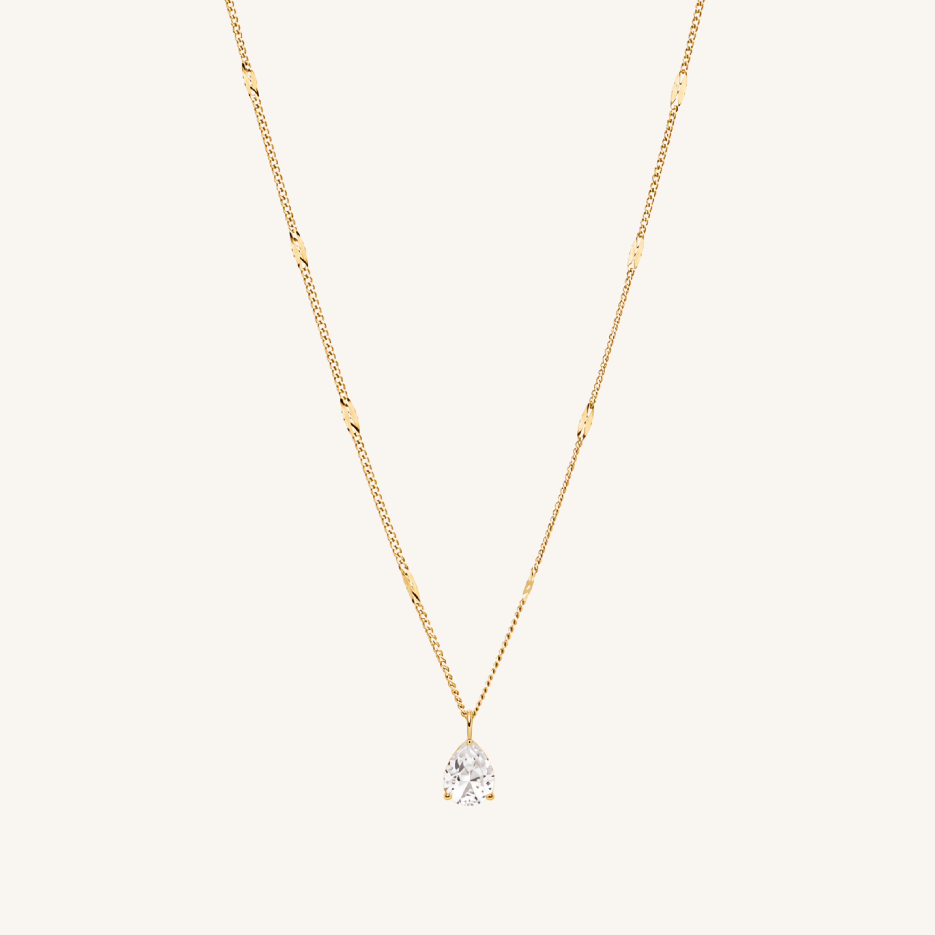 Auréa Drop Necklace Gold