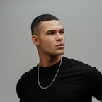 Cuban Link Collar Plateado 8MM
