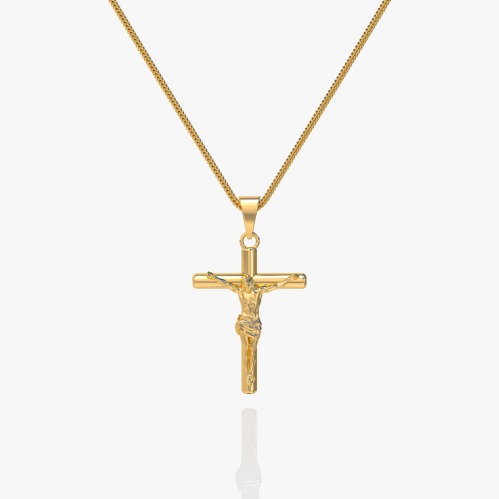 Crucifix Pendant Gold