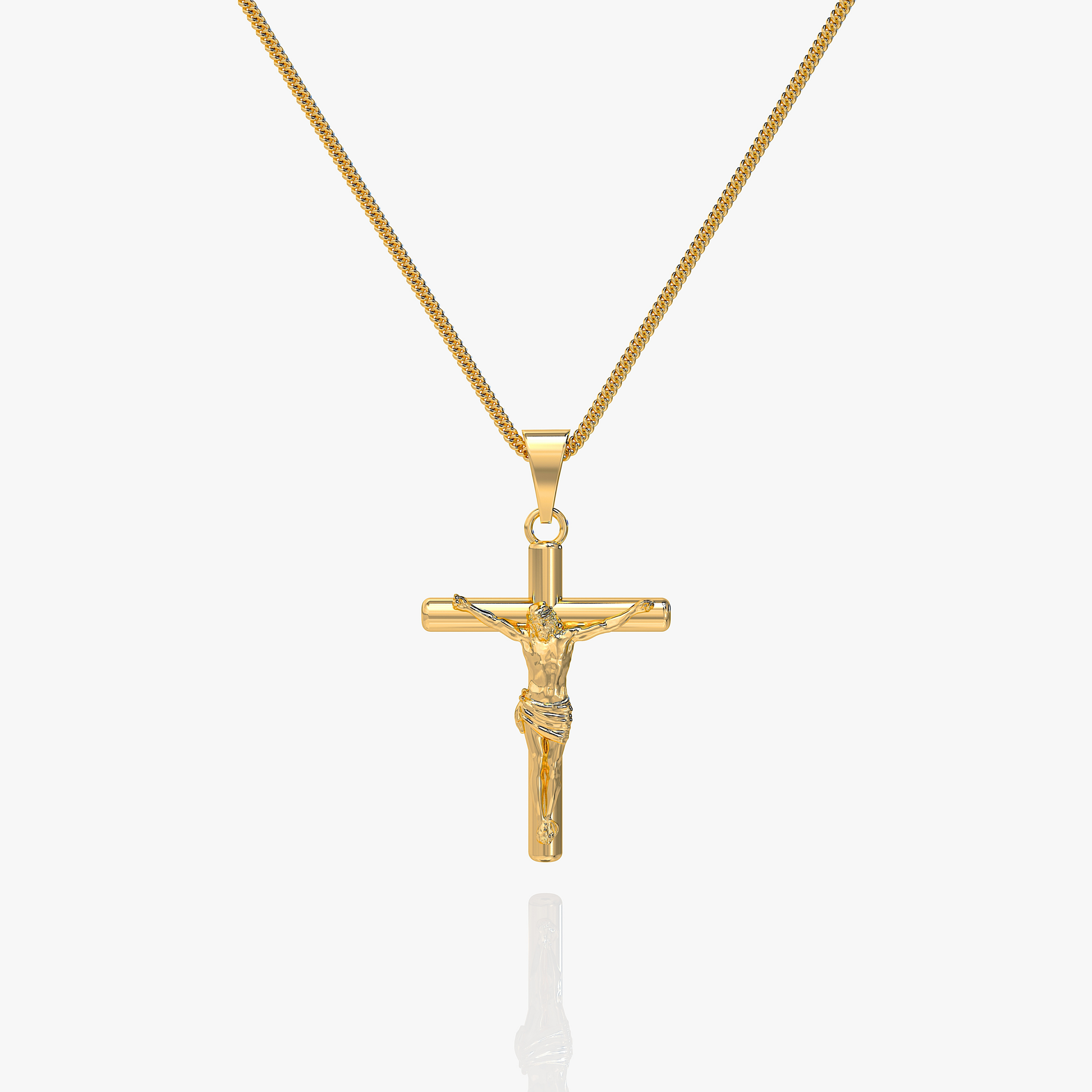Crucifix Pendant Gold