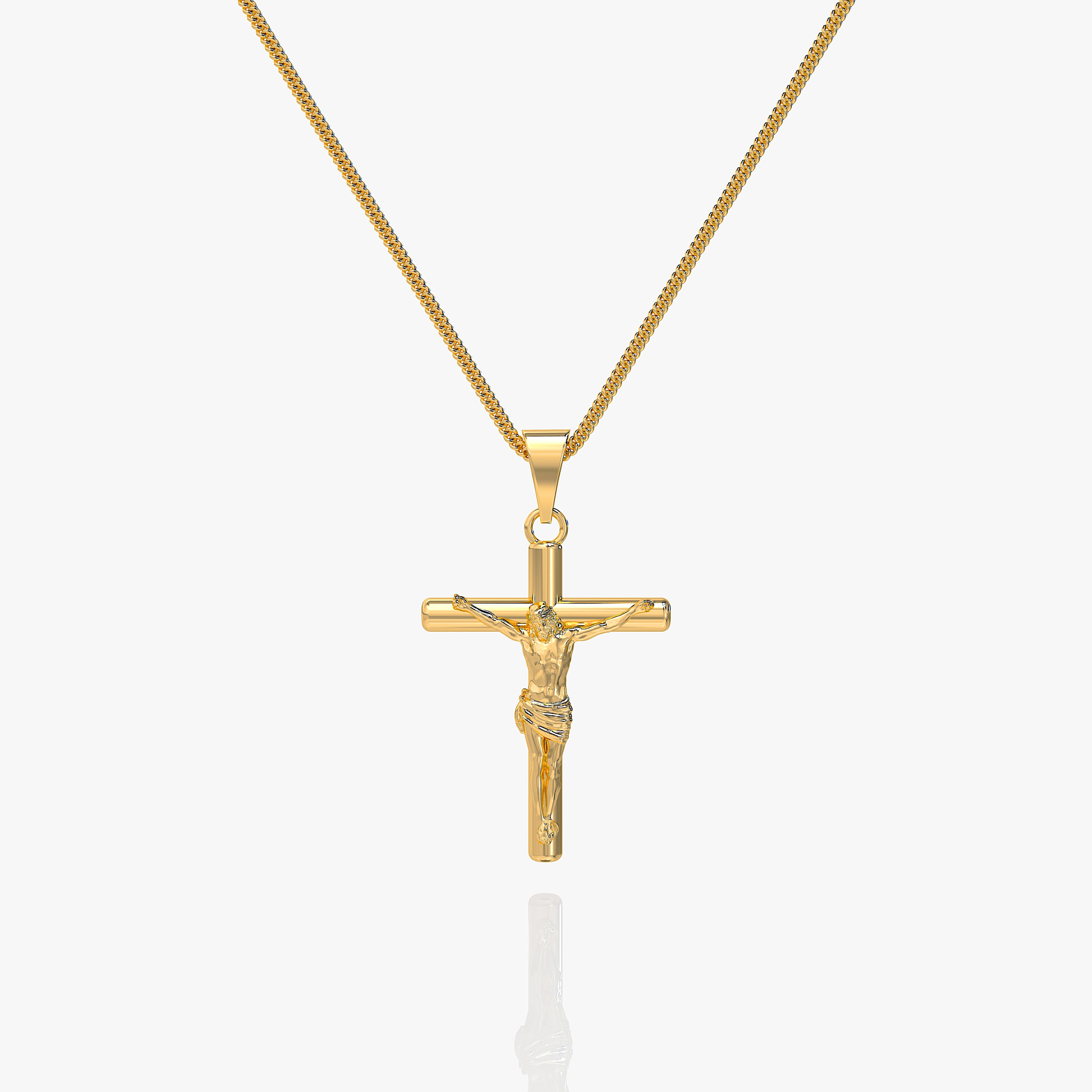 Crucifix Pendant Gold