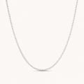 Box Necklace Silver