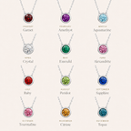 Birthstone Pendants Silver