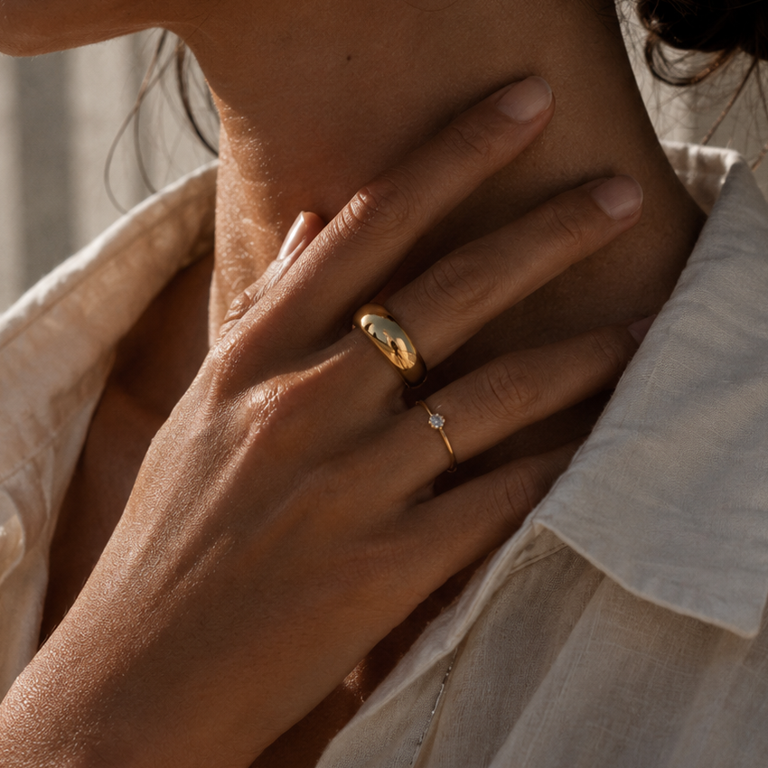 Dome Ring Gold