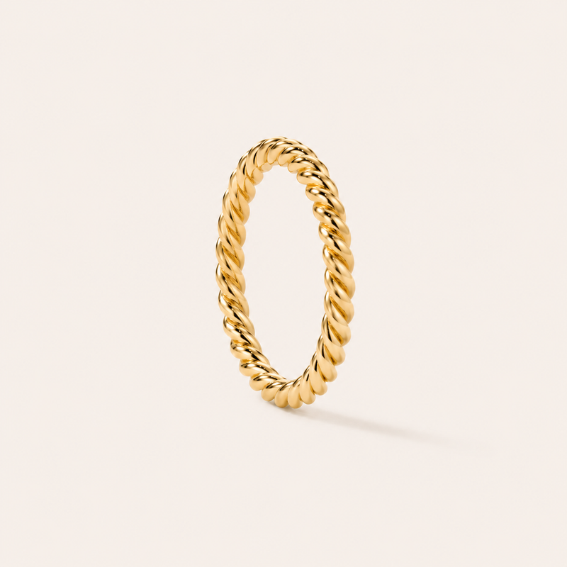 Rope Ring Gold