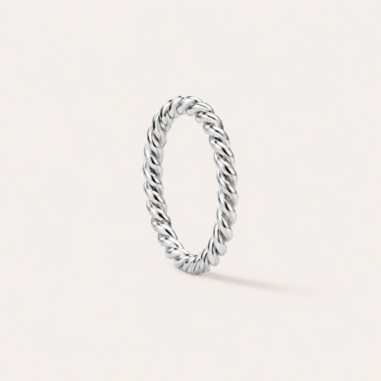 Rope Ring Silver