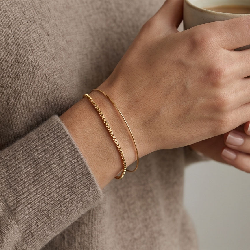 Box Bracelet Gold