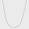 Cuban Link Chain Silver 2MM