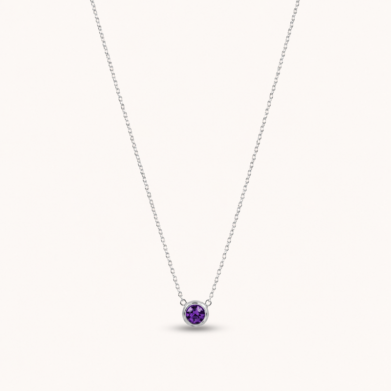 Birthstone Pendants Silver