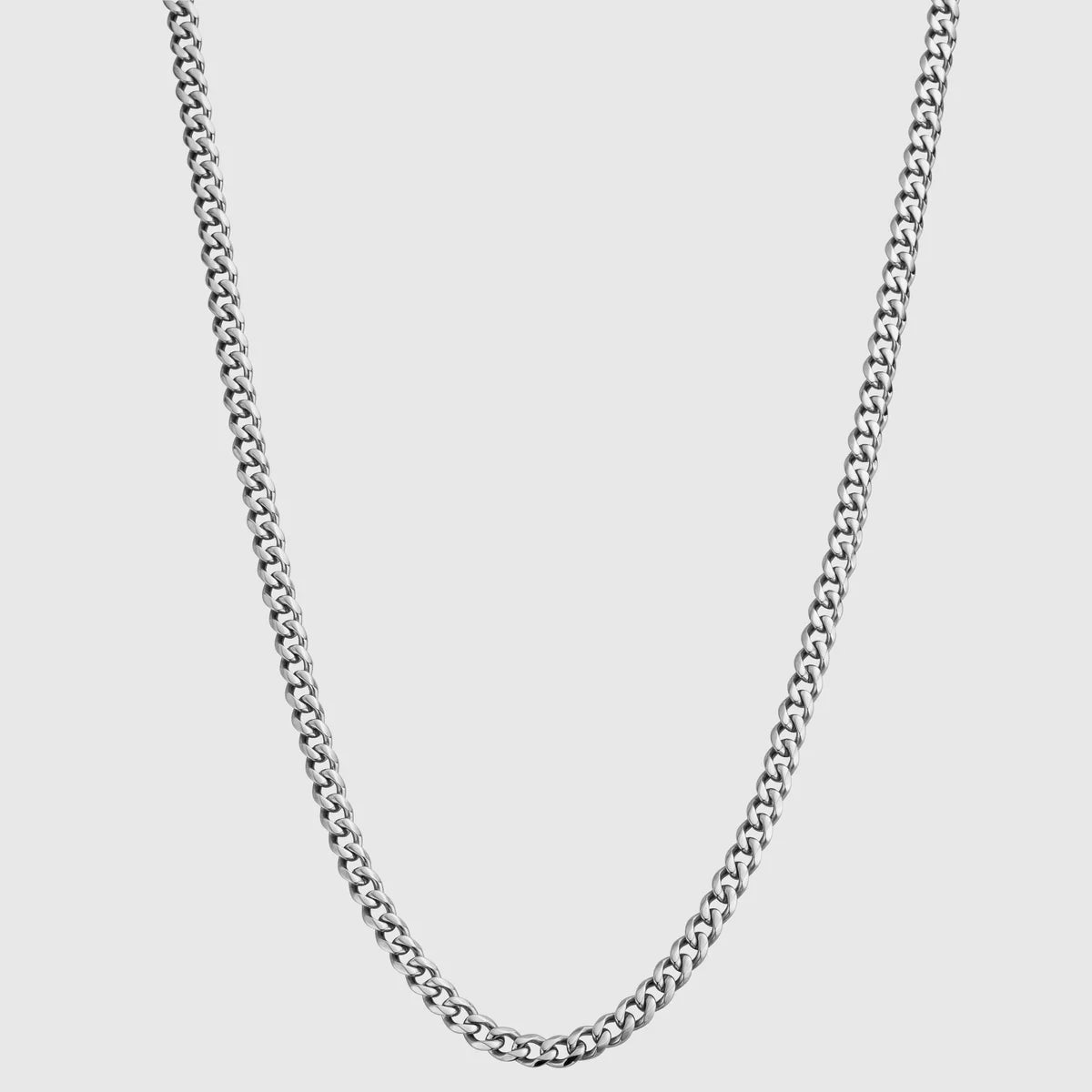 Cuban Link Chain Silver 4MM