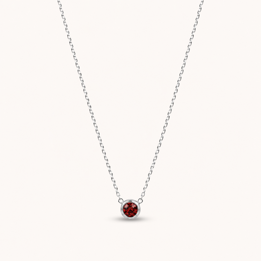 Birthstone Pendants Silver