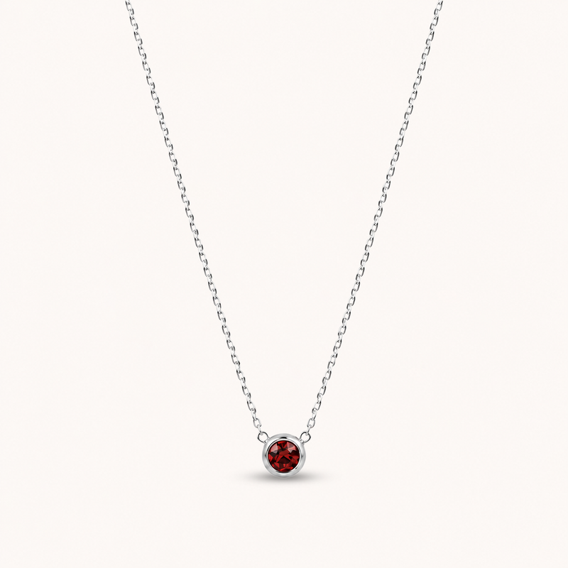 Birthstone Pendants Silver