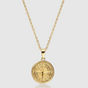 Compass Pendant Gold