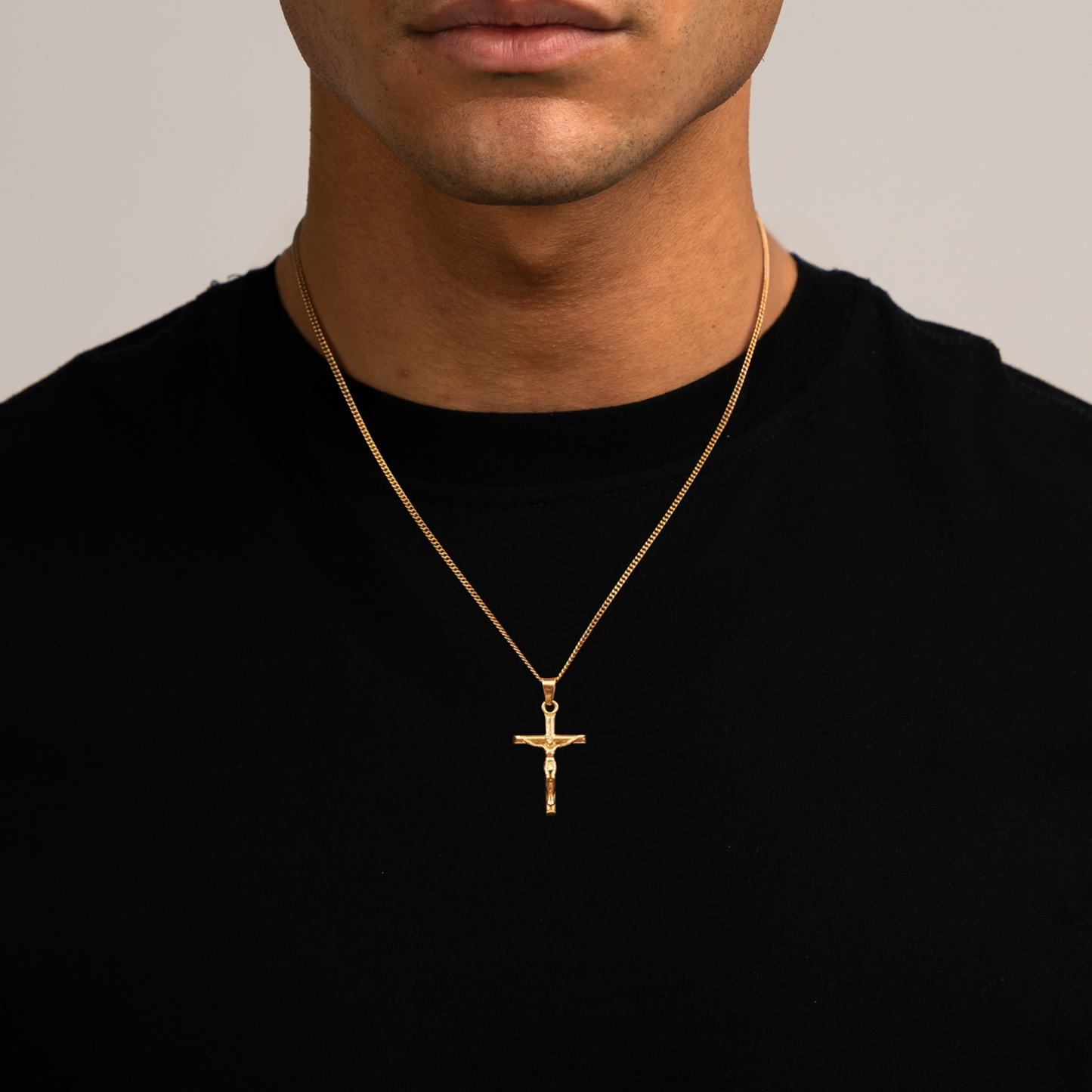 Crucifix Pendant Gold