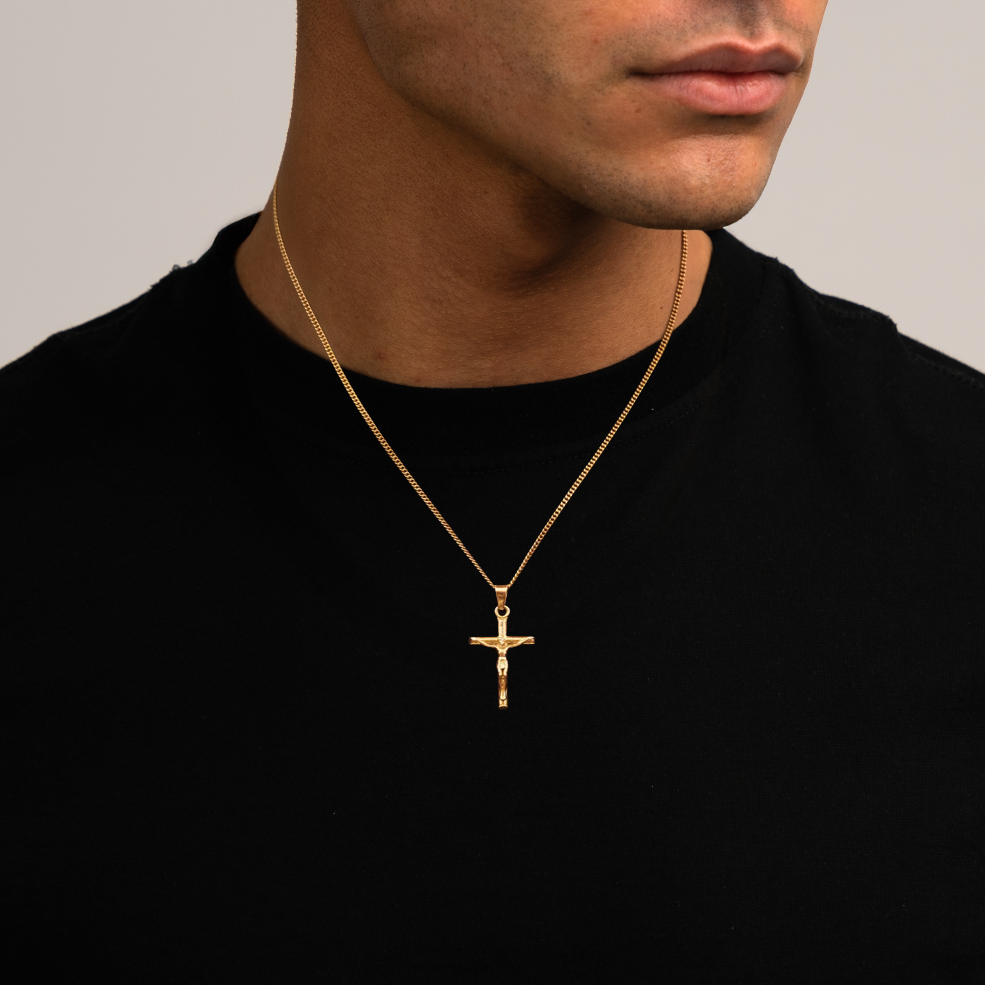 Crucifix Pendant Gold