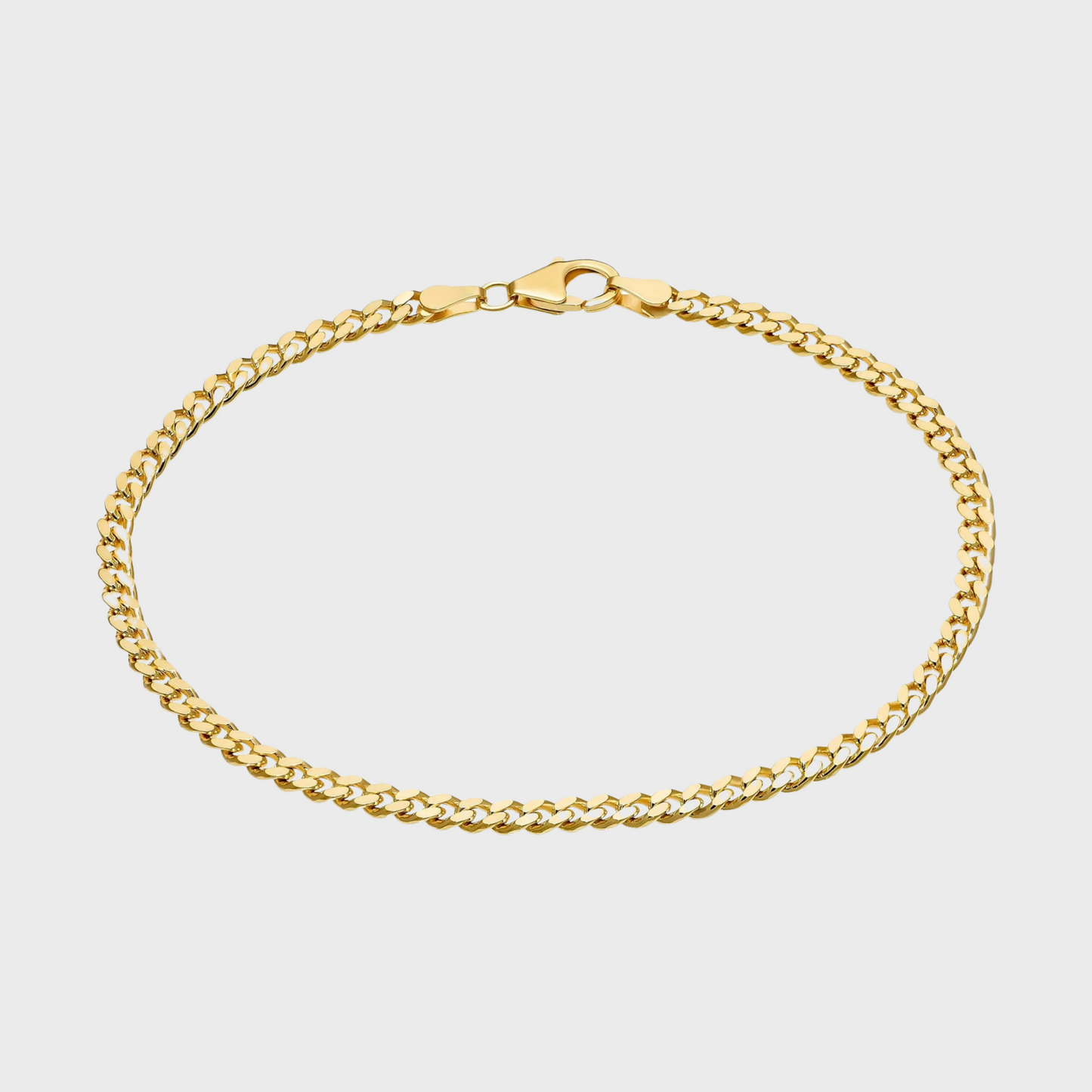 Cuban Link Pulsera Dorada 2MM
