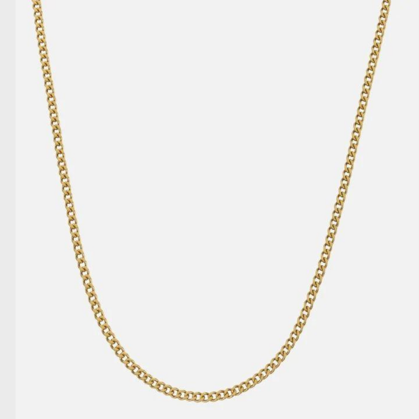 Cuban Link Halskette Gold 2MM
