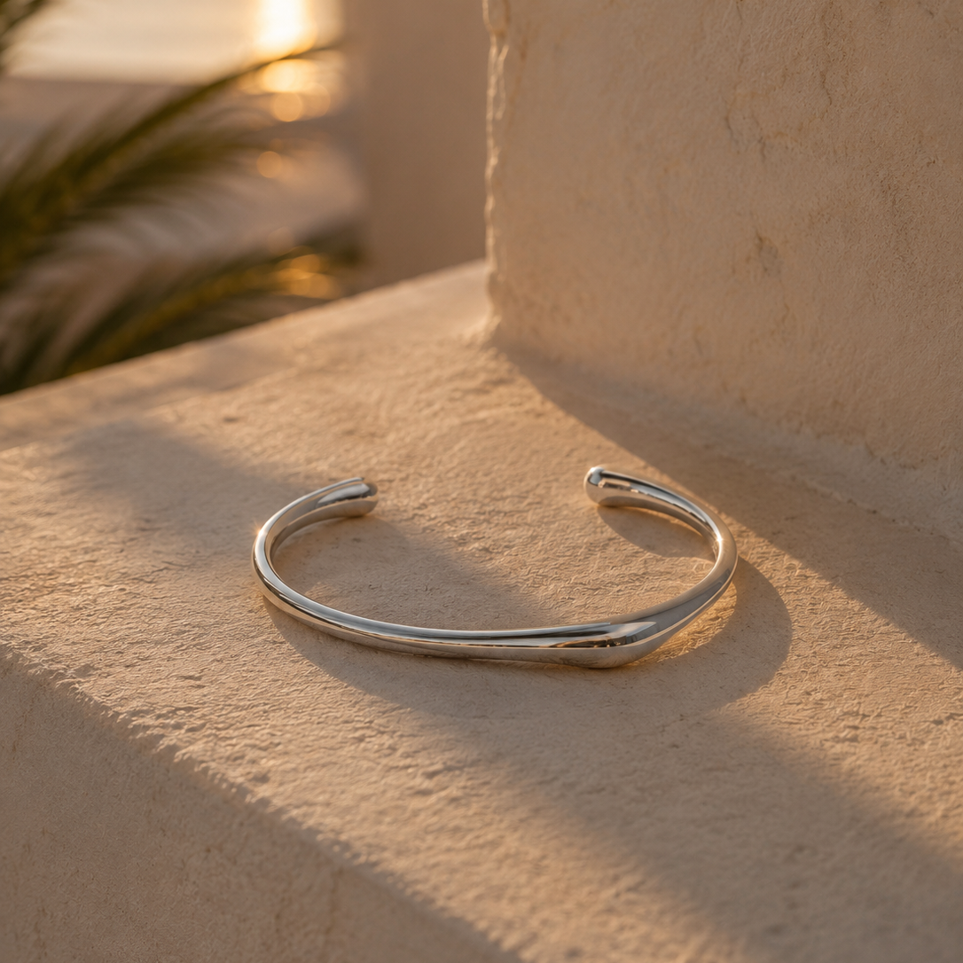 Flow Cuff Silver
