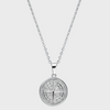 Compass Pendant Silver