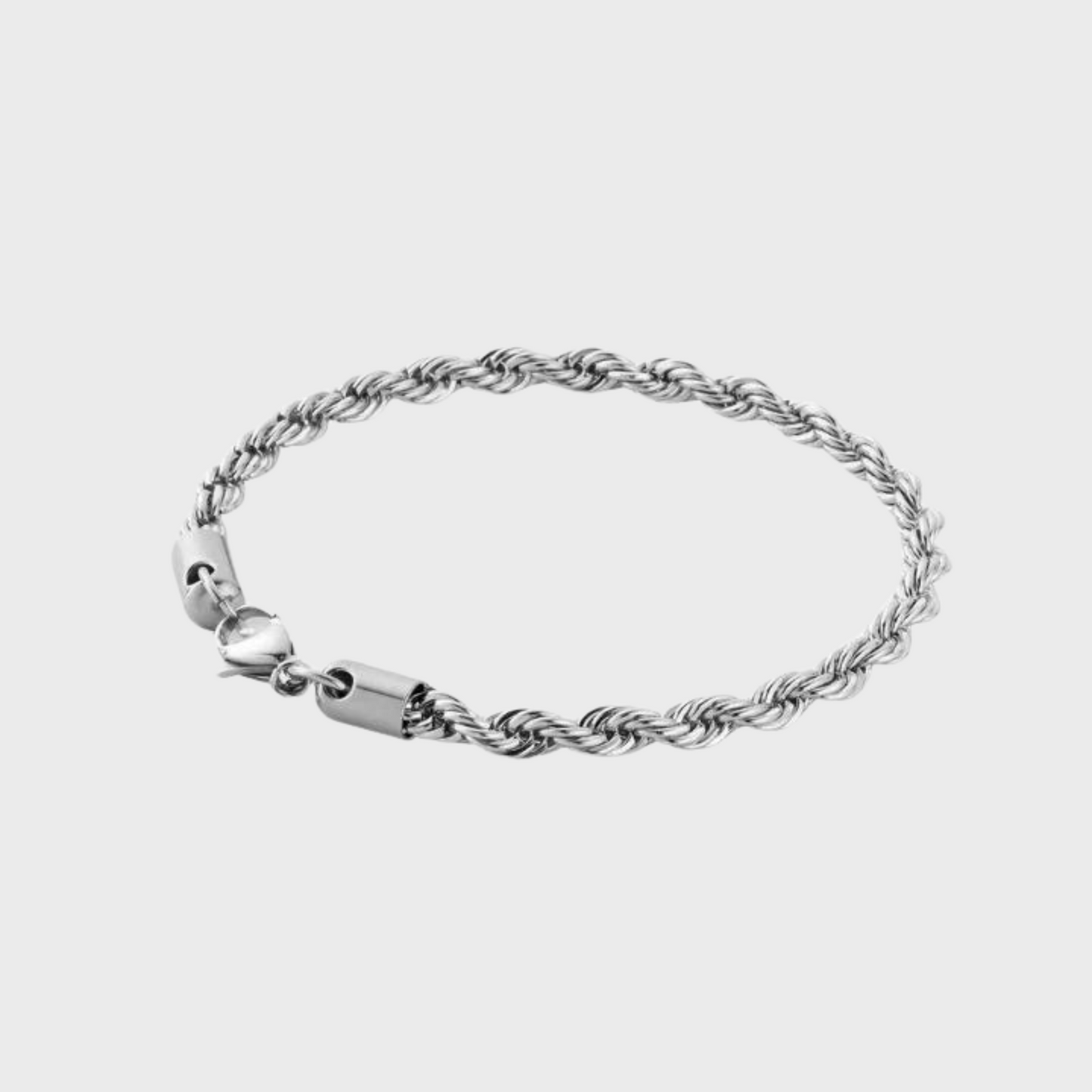 Bracelet Corde Argent 6MM