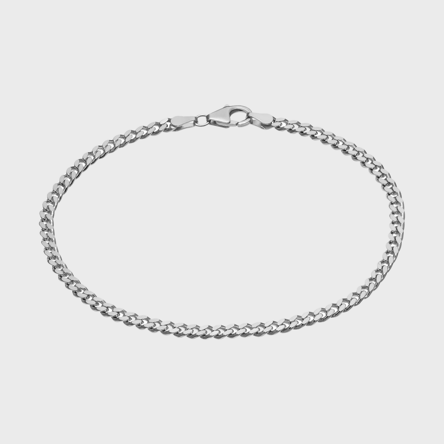 Cuban Link Armbånd Sølv 2MM
