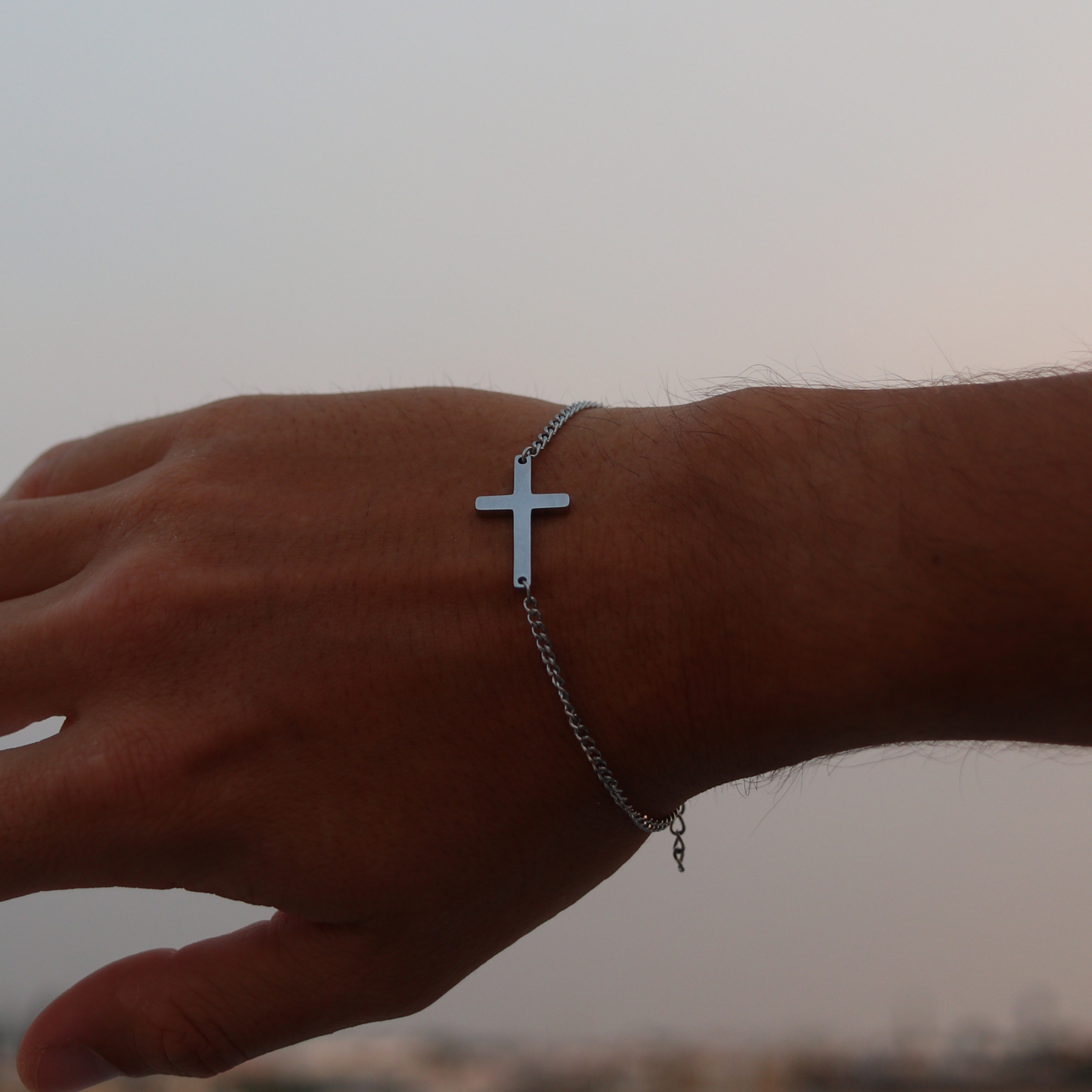 Cross Bracelet Silver