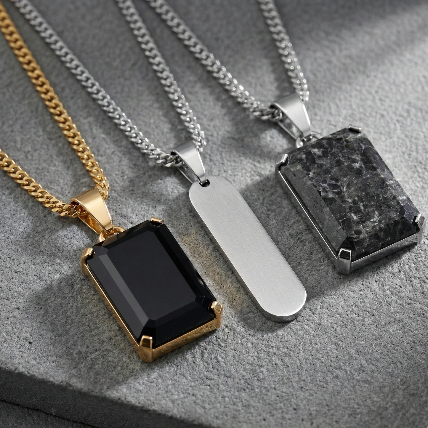 Void Spectrolite Pendant Silver