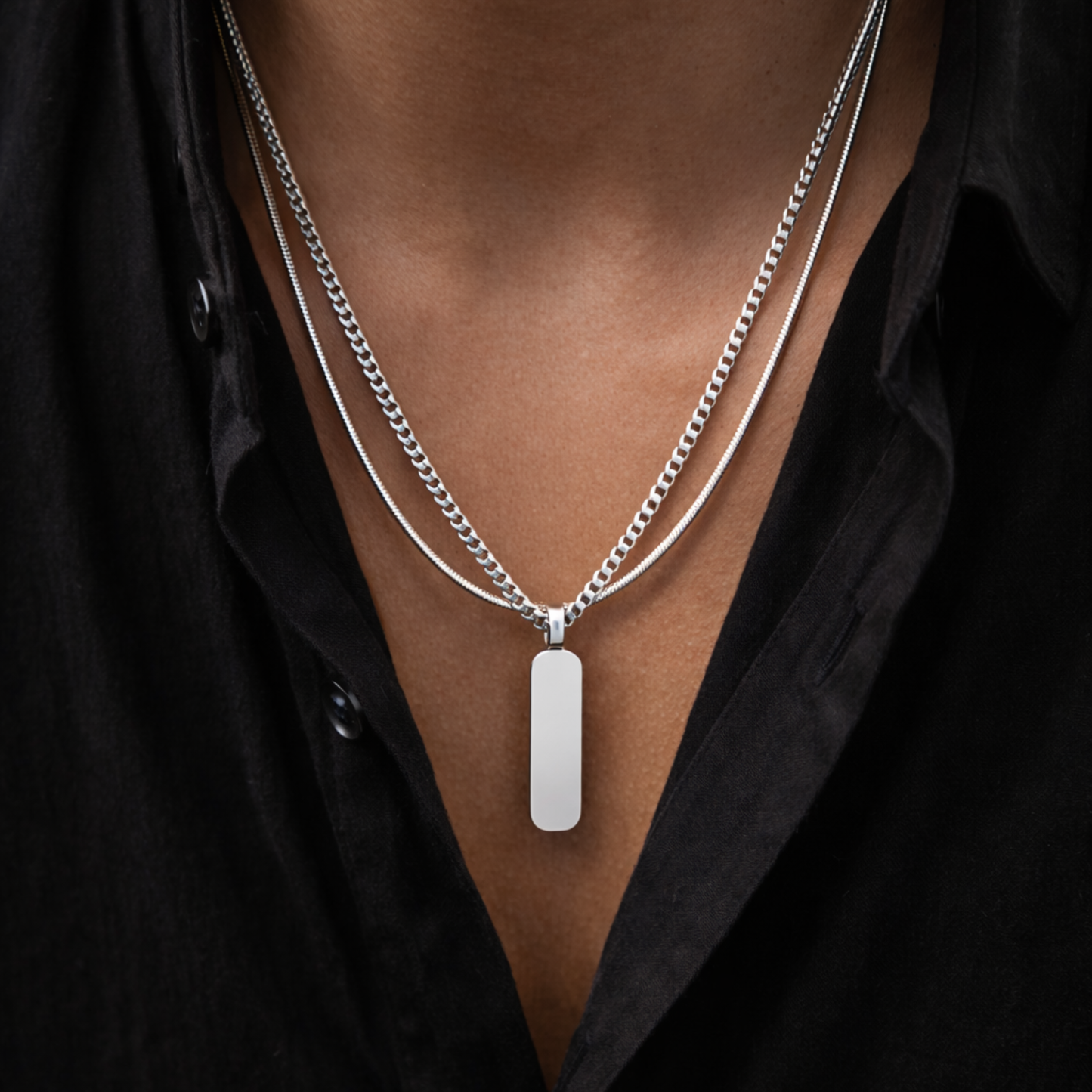 Totem Pendant Silver