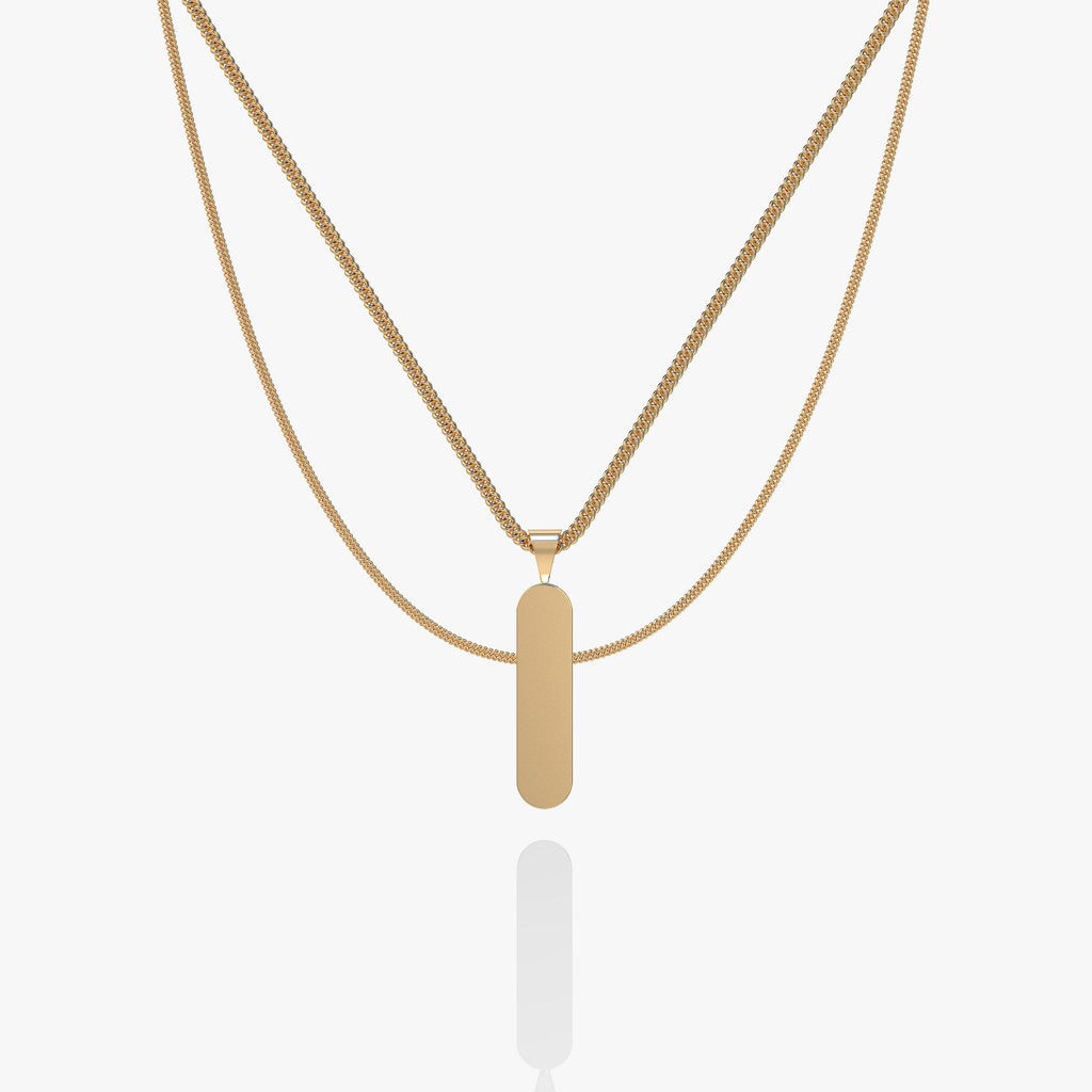 Minimal Pendant Set Gold
