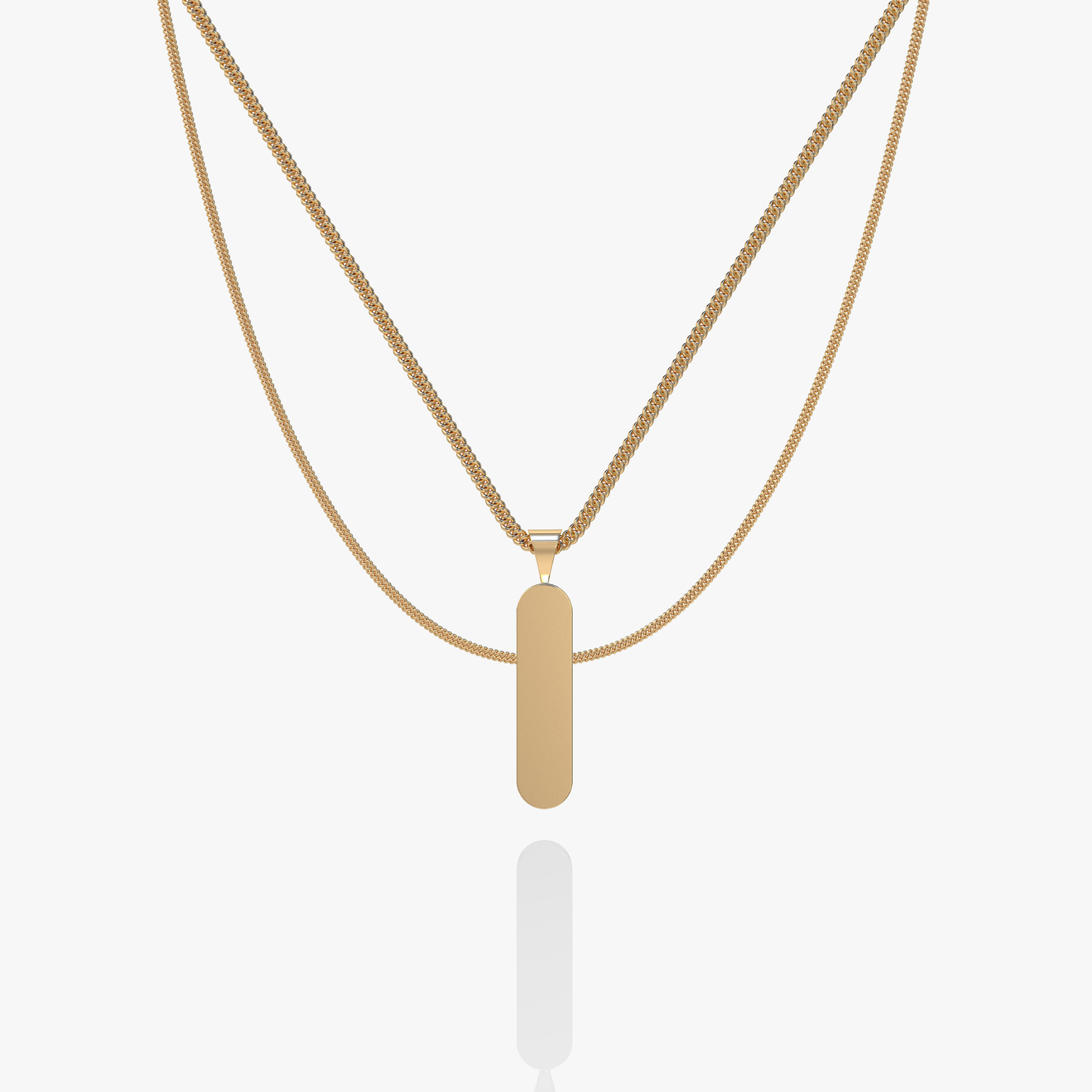 Minimal Pendant Set Gold