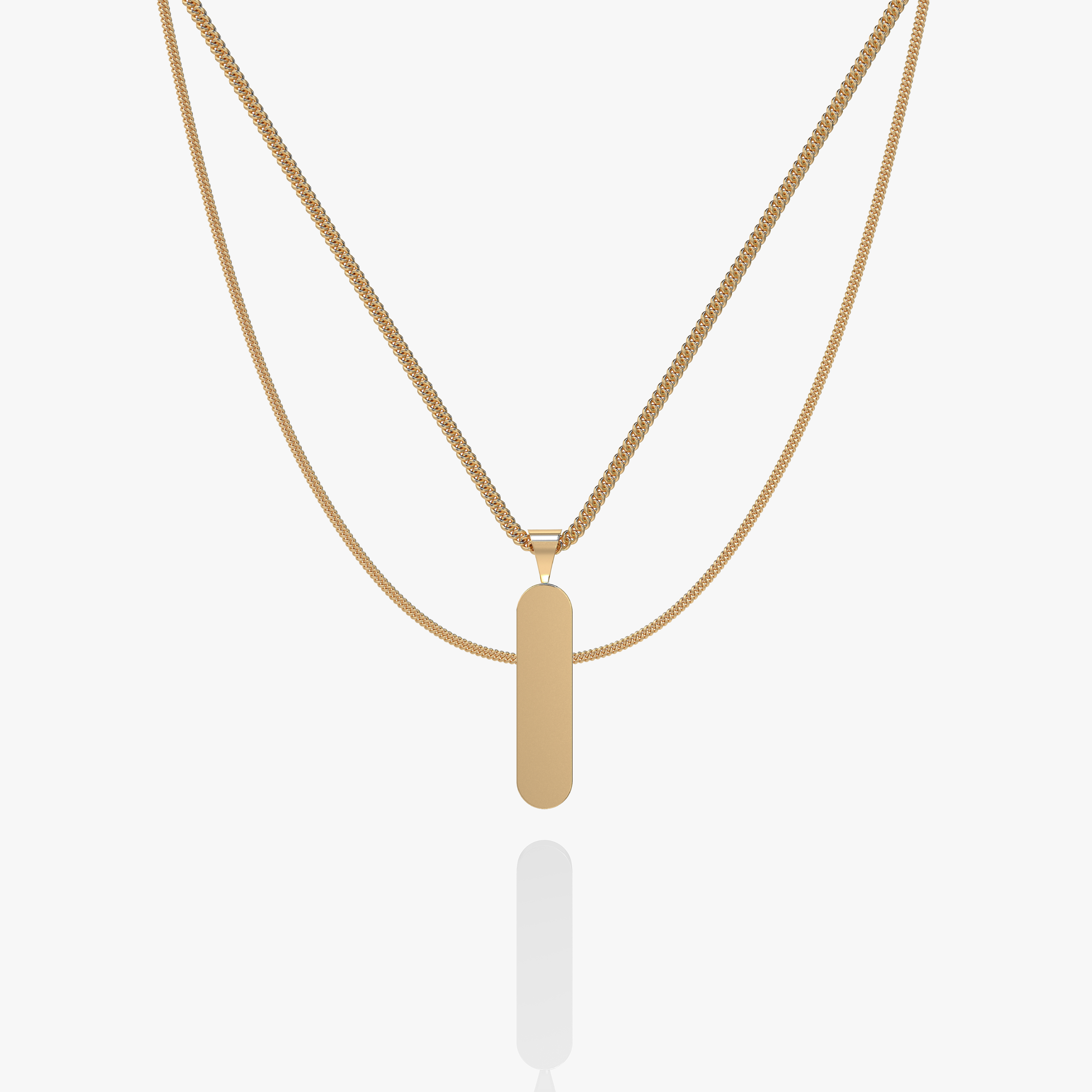 Minimal Pendant Set Gold