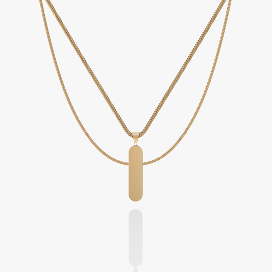 Minimal Pendant Set Gold